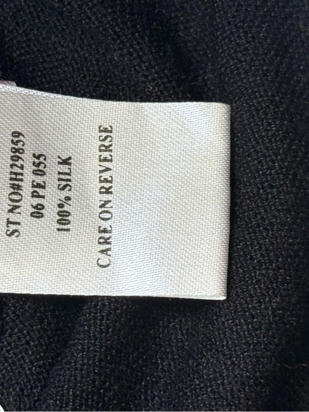 Yuka Paris Racerback Sleeveless Black 100% Silk Button-Front Knit Dress - Picture 5 of 6